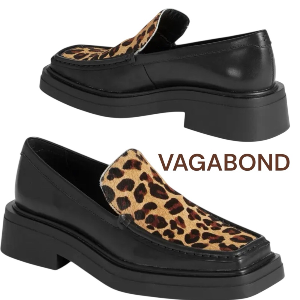 Vagabond Shoemakers Eyra Leopard Loafer casual classic comfy style